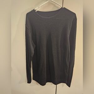 Omni Wool Mens XL Black Long Sleeve Shirt